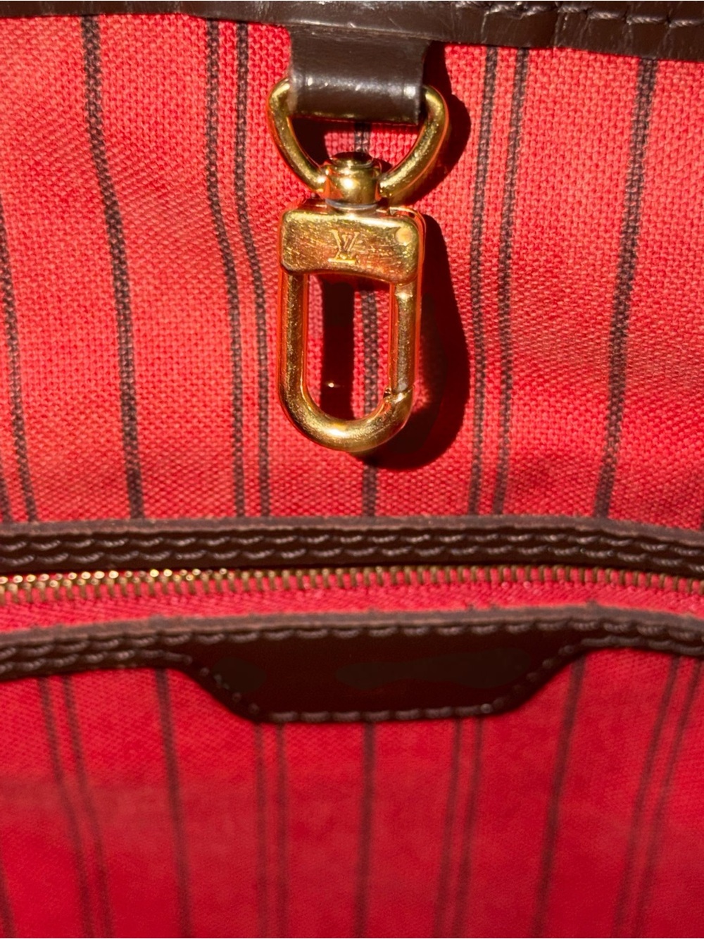 Louis Vuitton Delightful MM NM GUC Damier Ebene Shoulder Hobo Bag N41460 - Picture 7 of 16